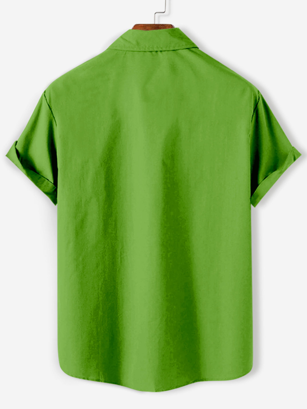 Men's St. Patrick's Day Themed Short Sleeve Shirt