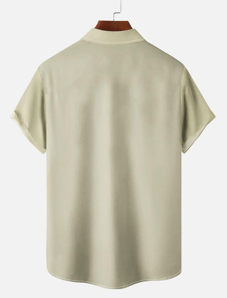 Classic Cartoon pattern short sleeved shirt
