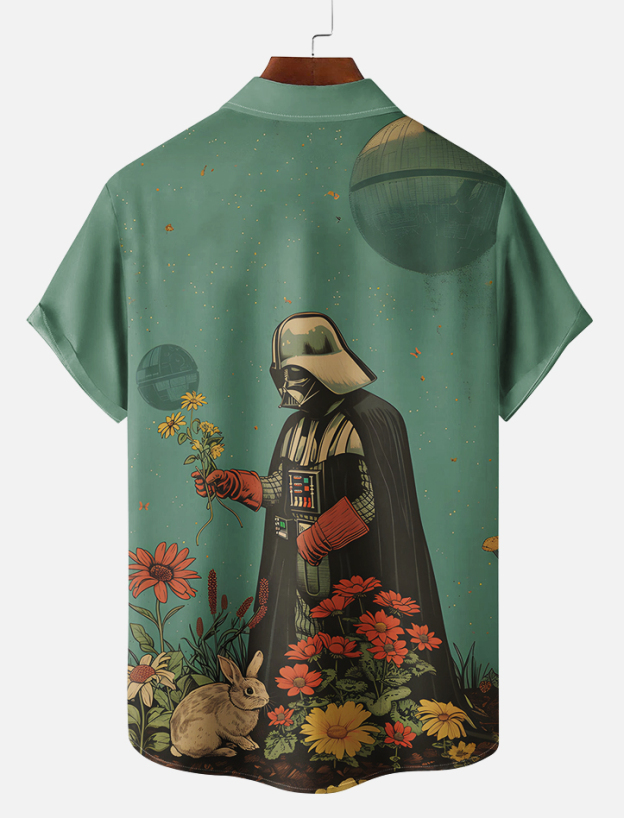 Men's Classic Movie Graphic Short Sleeve Shirt