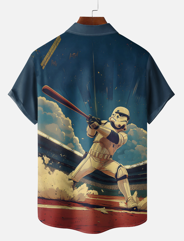 Men's Classic Movie Graphic Short Sleeve Shirt