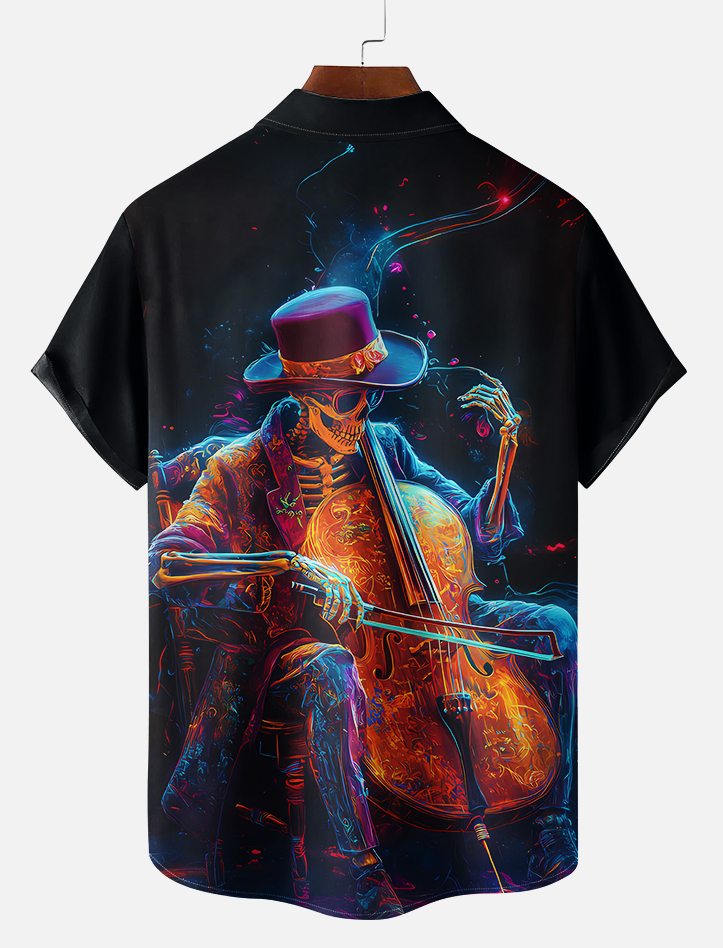 Men's Classic Movie Graphic Short Sleeve Shirt