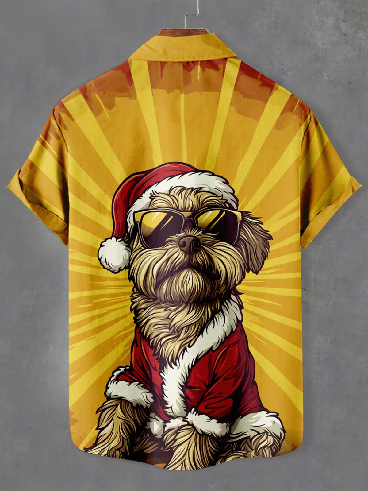 Men's Fun Animal Graphic Short Sleeve Shirt