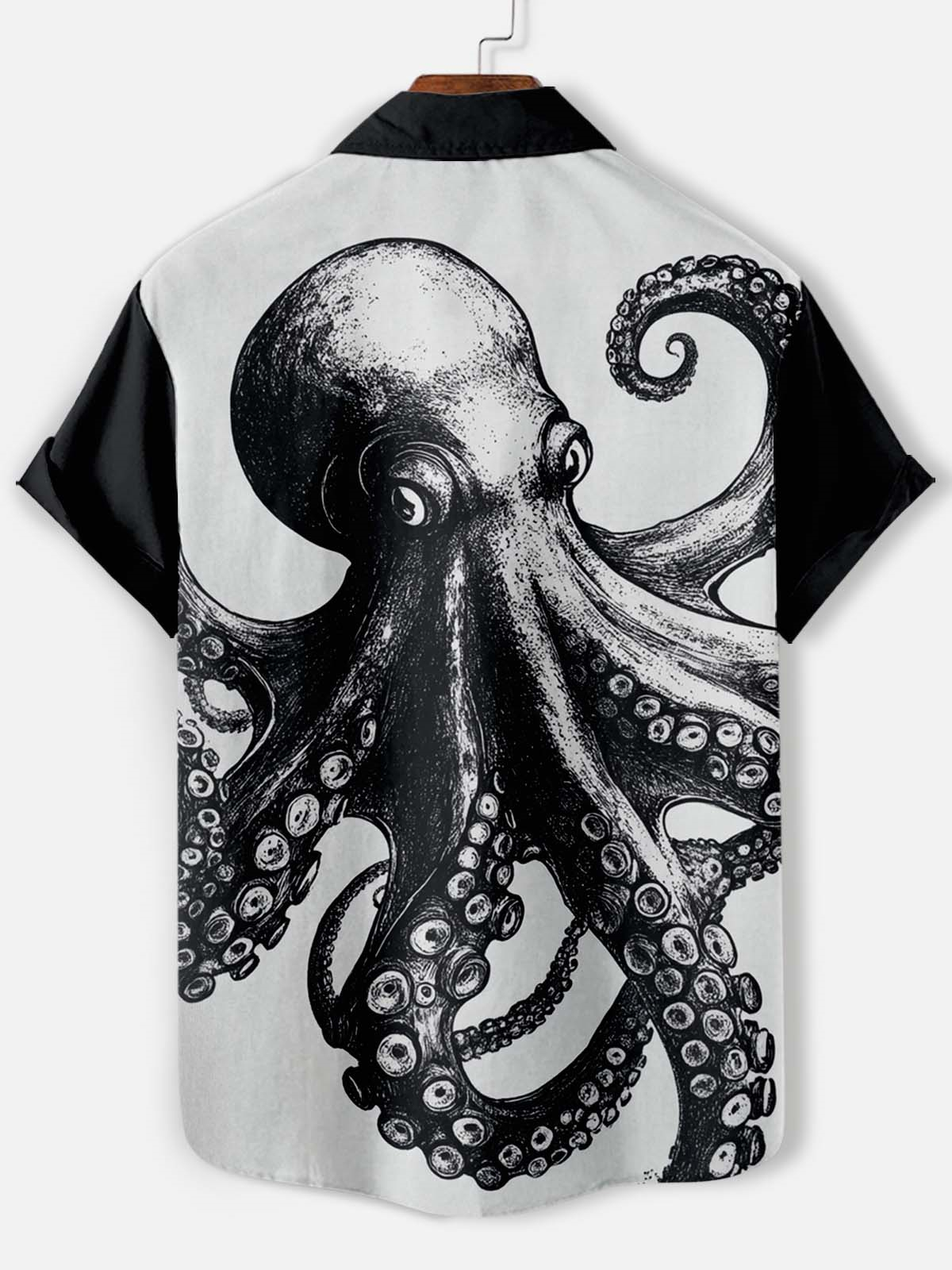 Men's Marine Life Graphic Short Sleeve Shirt
