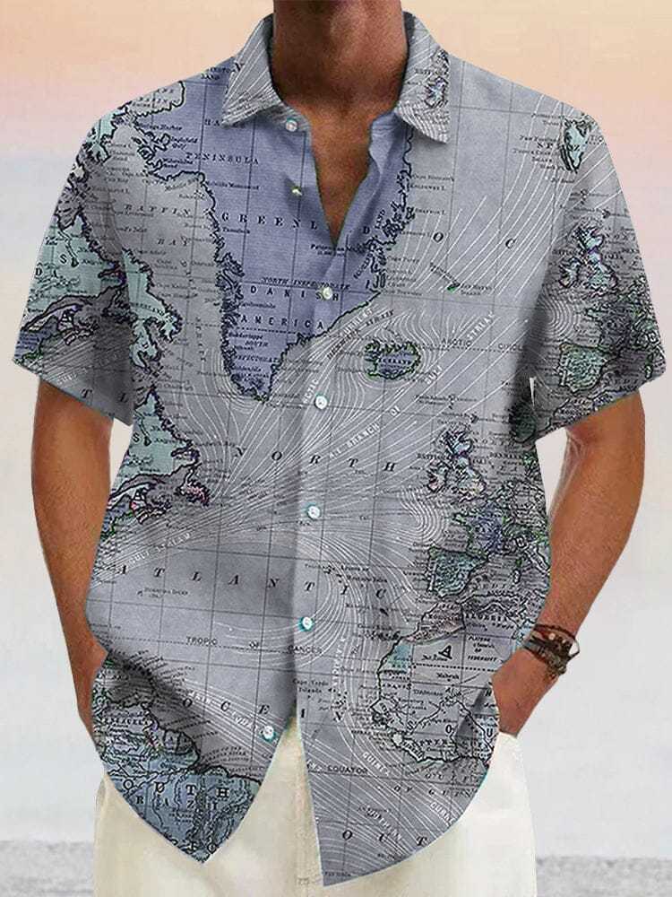 Stylish Print Short Sleeve Shirts