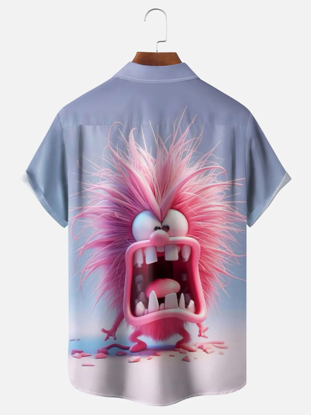 Men's Funny Graphic Short Sleeve Shirt