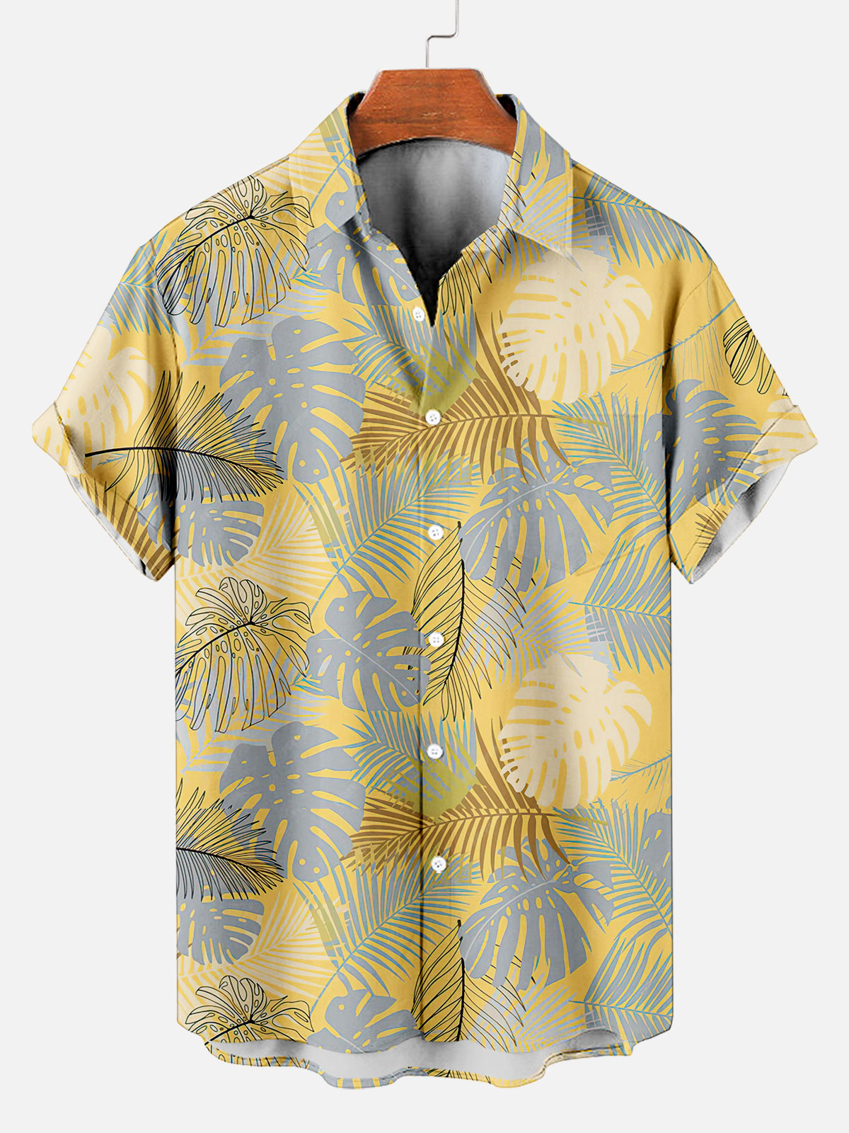 Men's Short Refreshing elegant hawaii Sleeve Shirt