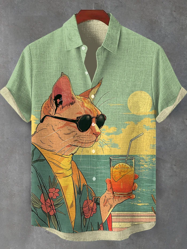 [Copy][Copy][Copy][Copy][Copy][Copy][Copy][Copy]animal graphic short sleeve shirt