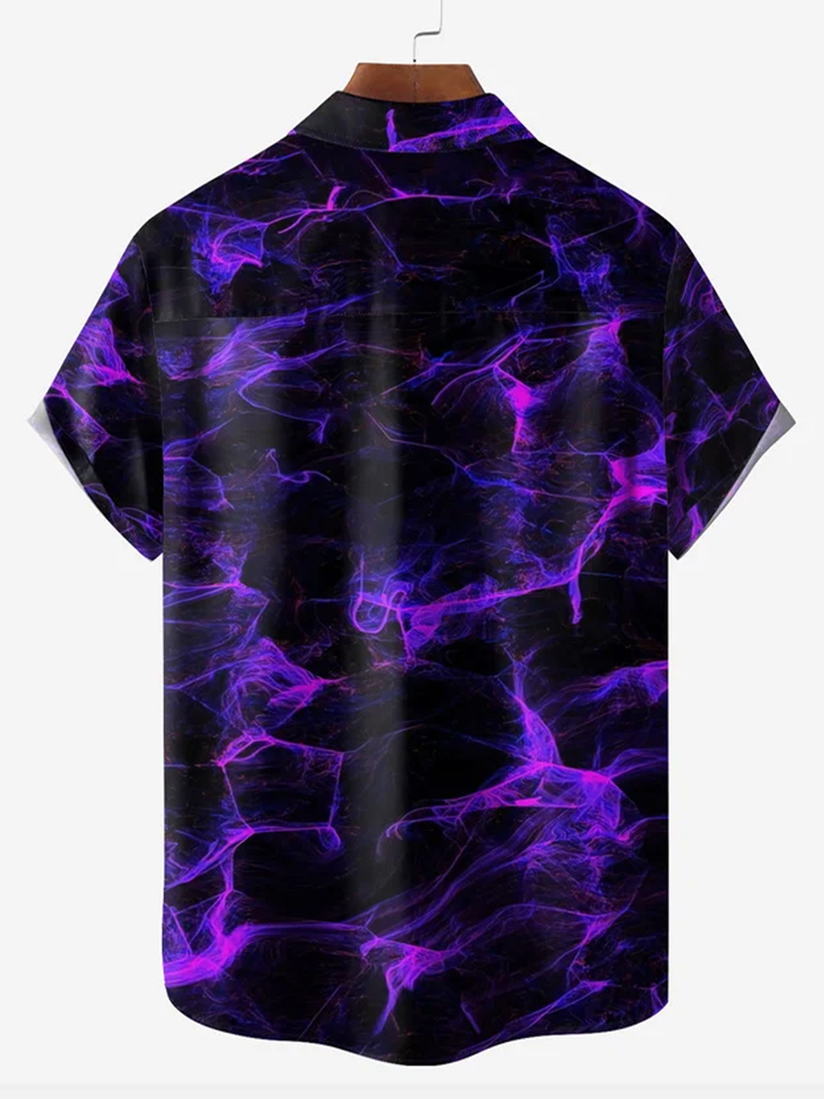 Halloween Spider Stripe Hawaiian Shirt