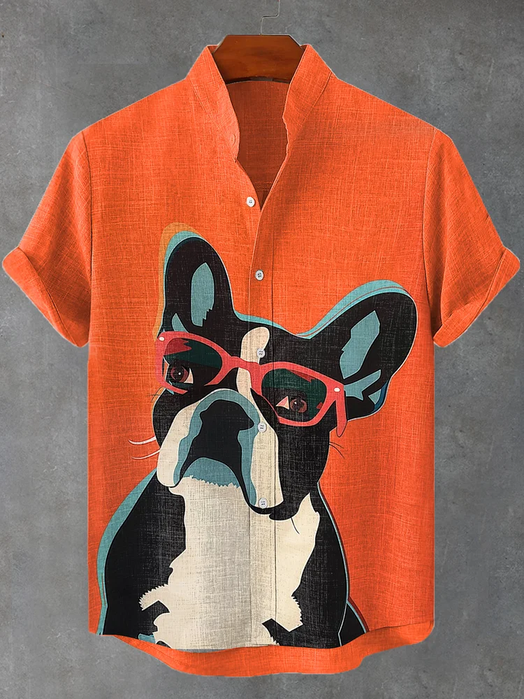 Funny Animal Graphic Short Sleeve Shirt