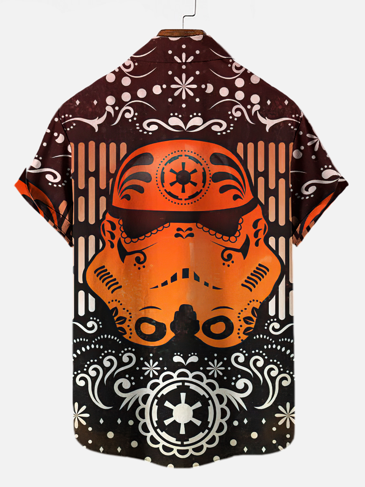 Space Warrior Men's Space War Movie Halloween Short Sleeve Shirt