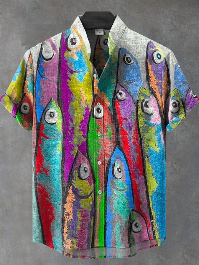Ocean Creature Graphic Short Sleeve Shirt