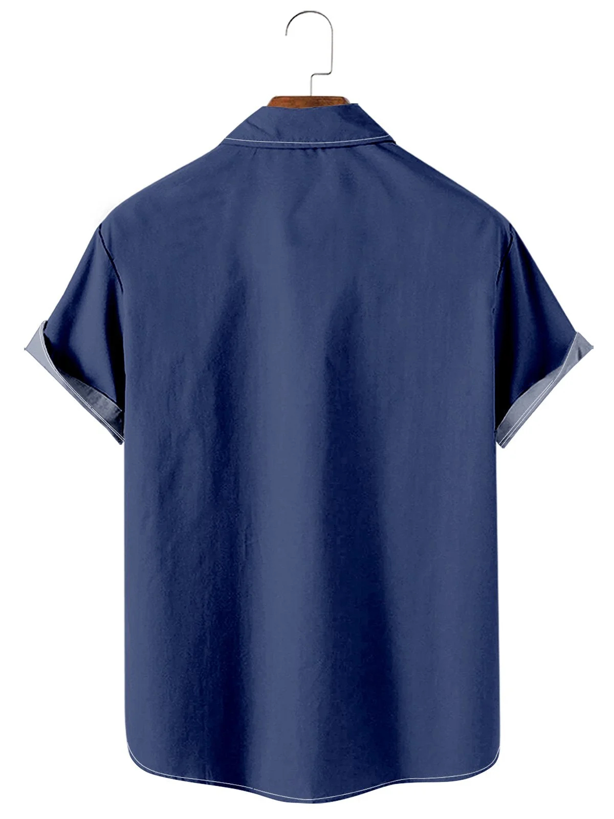 Men's Easter Cool Bunny Bowling Ball Printed Pocket Holiday Shirt