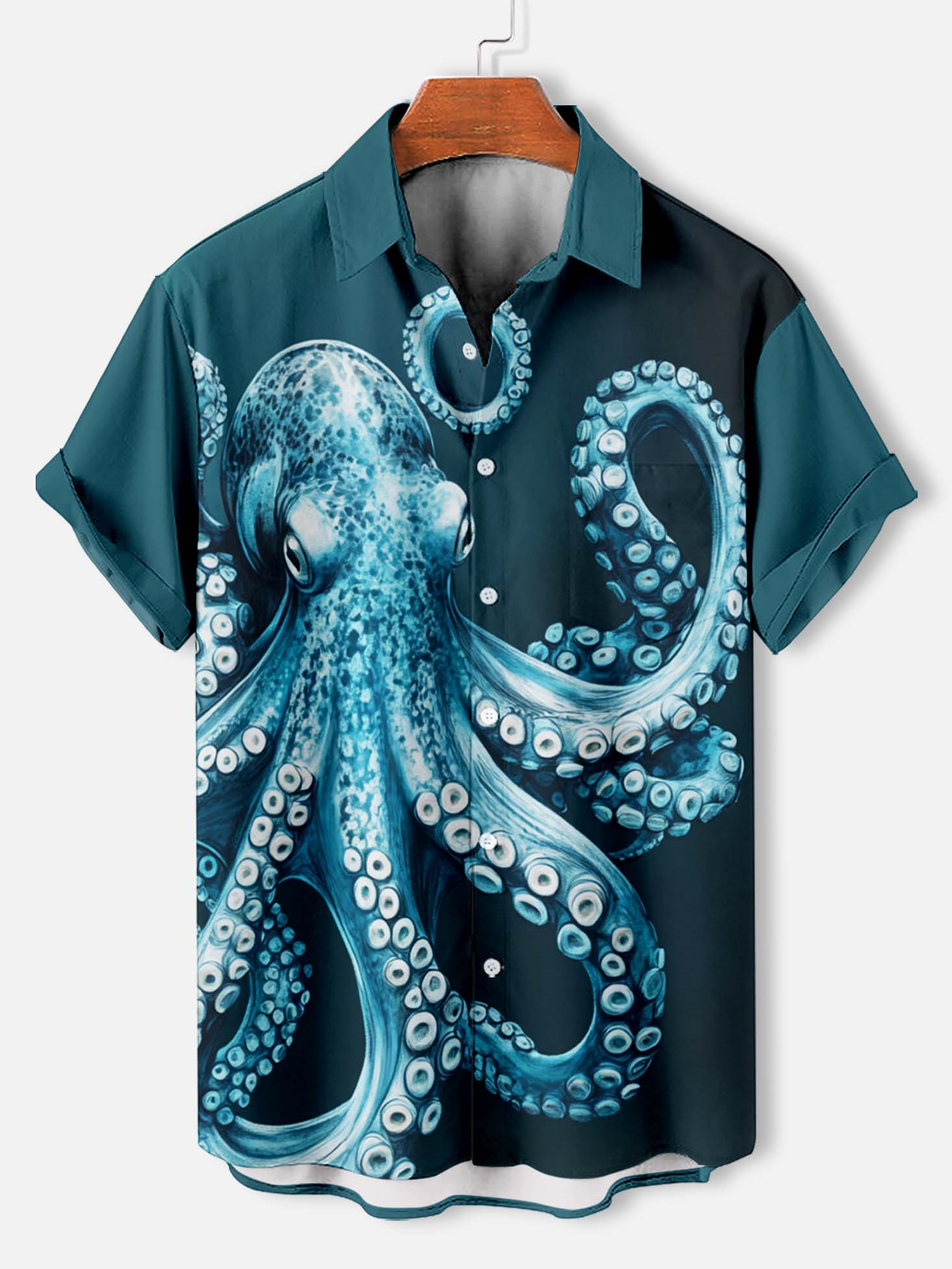 Men's Marine Life Graphic Short Sleeve Shirt