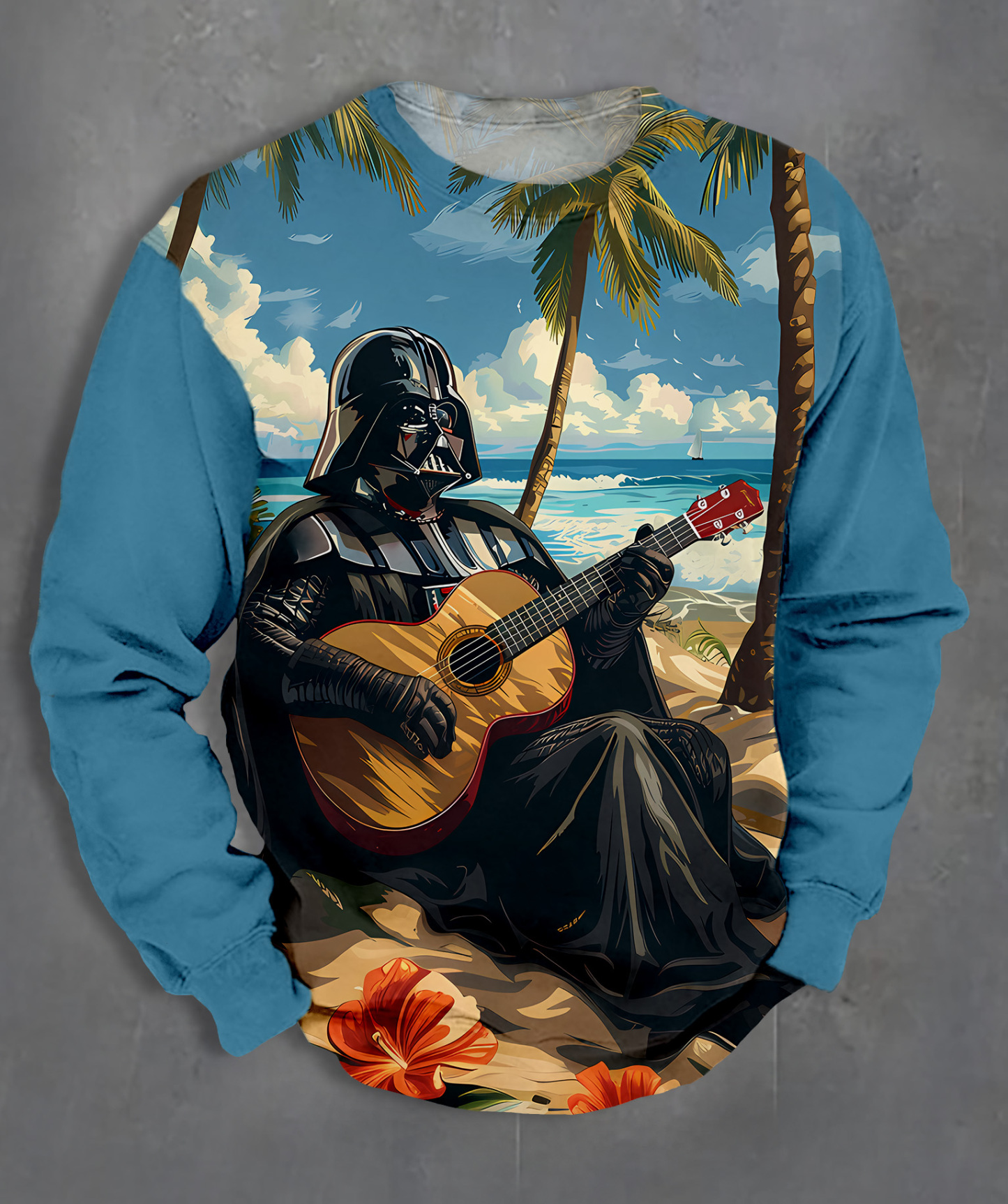 Men's Casual Classic Movie Graphic Long Sleeve Sweater