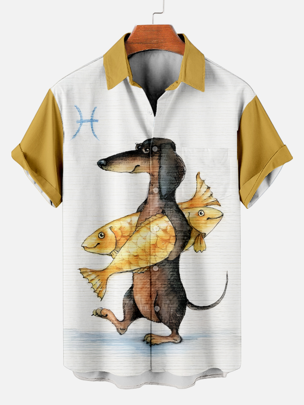 [Copy][Copy][Copy][Copy][Copy][Copy][Copy][Copy]animal graphic short sleeve shirt