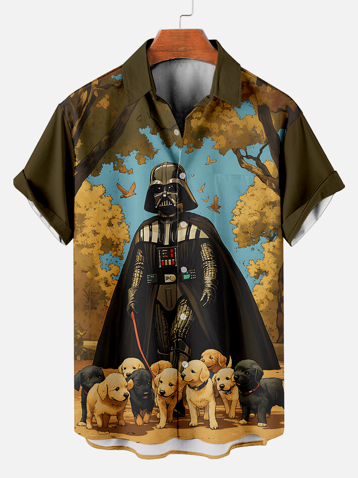 Men's Classic Movie Graphic Short Sleeve Shirt