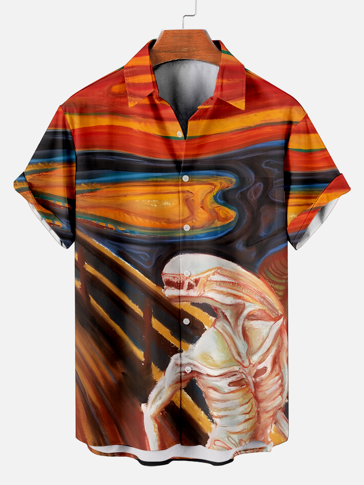 Men's Classic Movie Graphic Short Sleeve Shirt