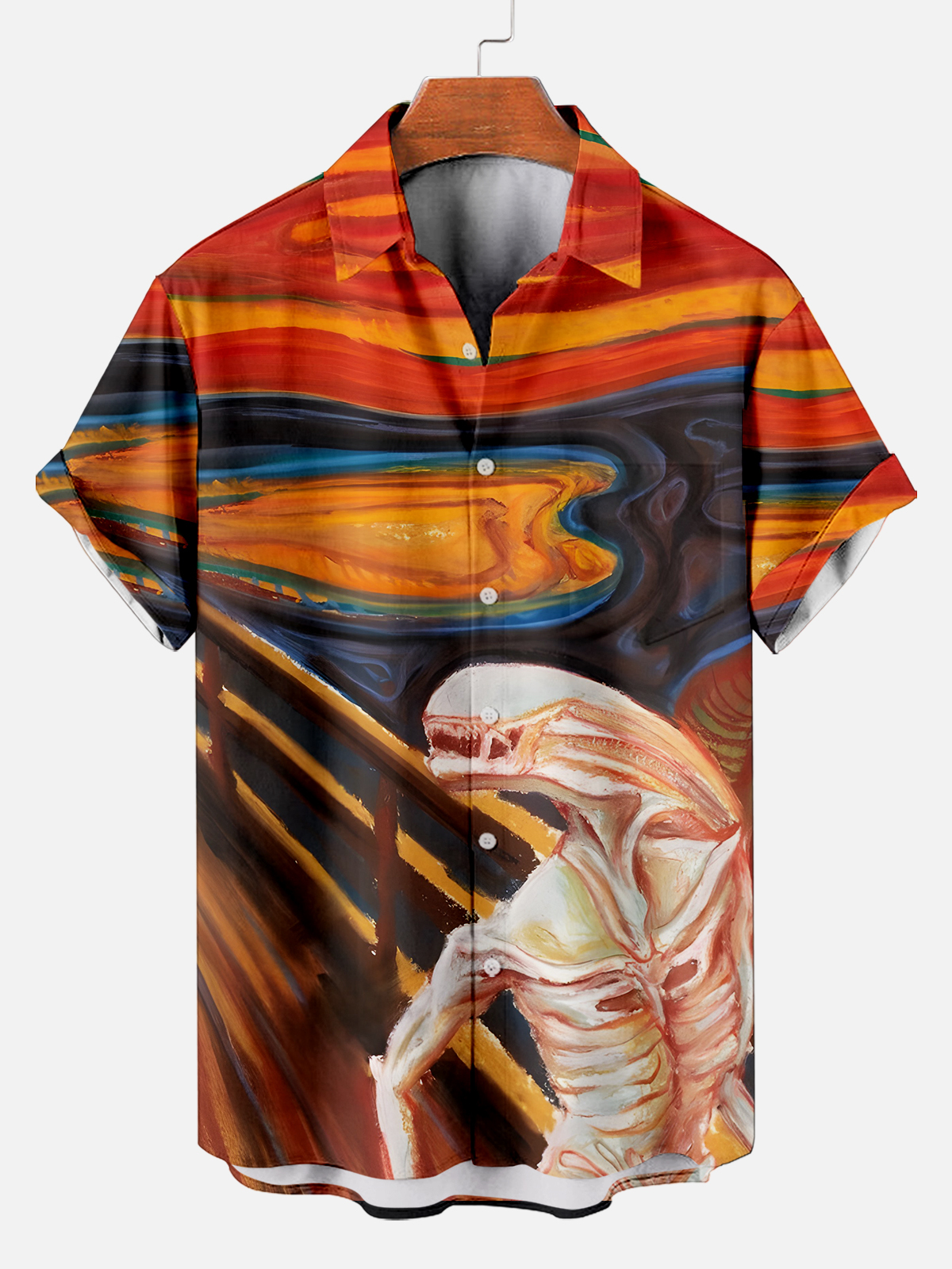 Men's Classic Movie Graphic Short Sleeve Shirt