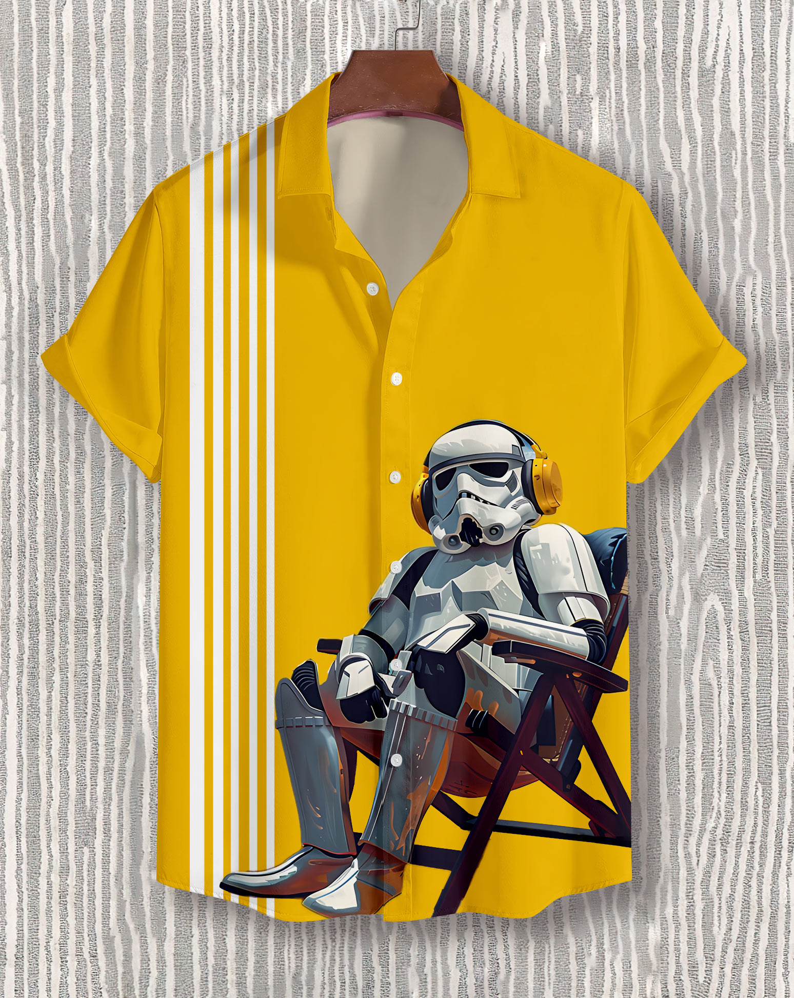 Men's Classic Movie Graphic Short Sleeve Shirt