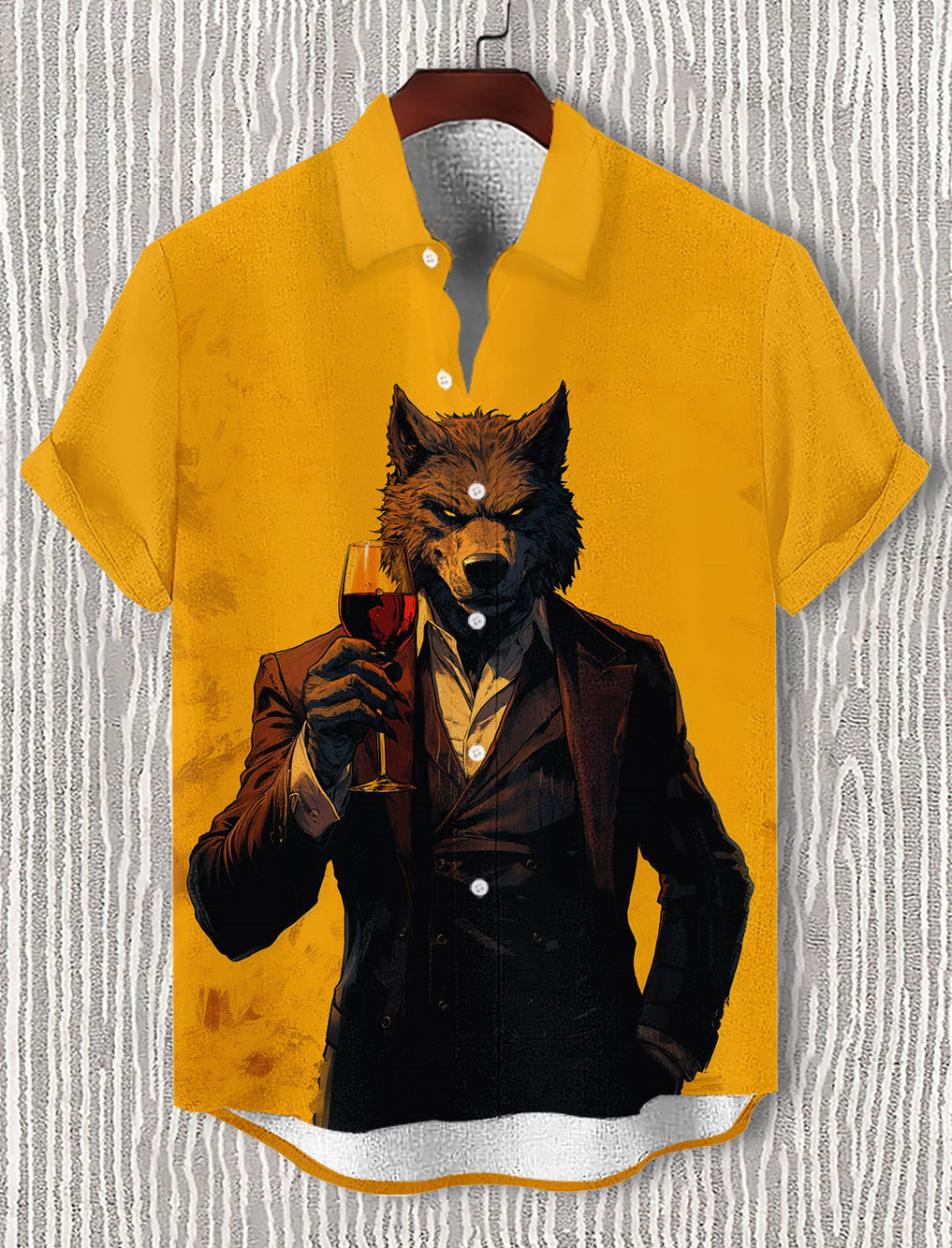 Men's Halloween Atmosphere Graphic Short Sleeve Shirt