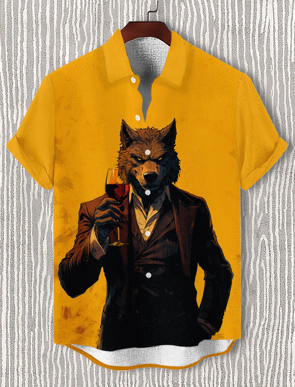 Men's Halloween Atmosphere Graphic Short Sleeve Shirt