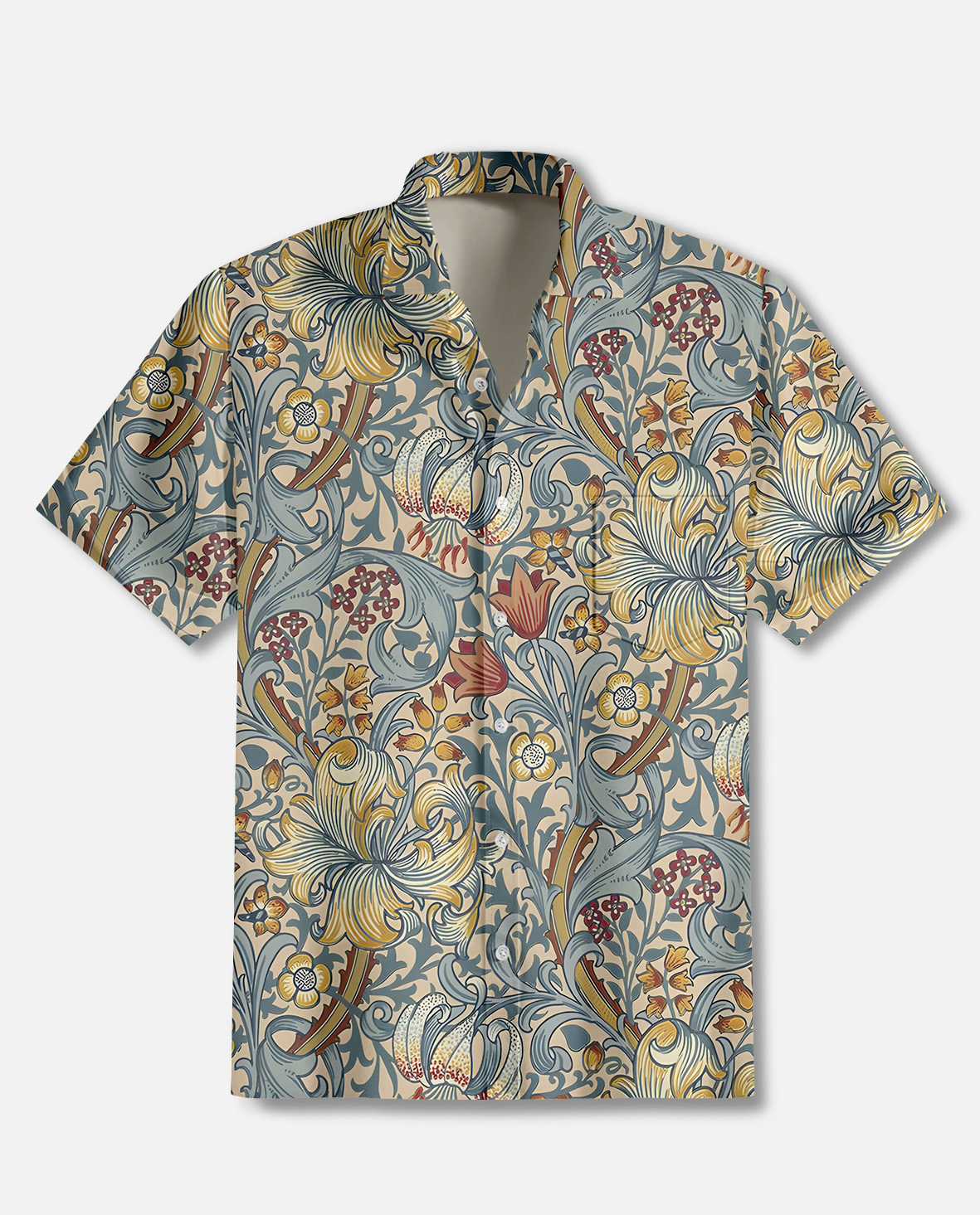 Men's Vintage Hawaiian Short Sleeve Shirt