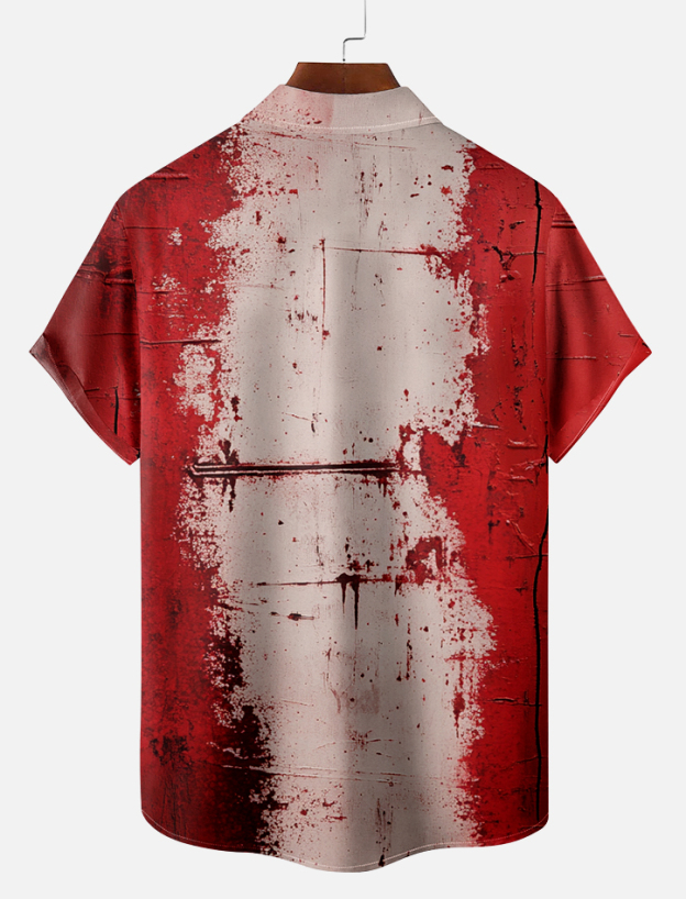 Men's Halloween Graphic Short Sleeve Shirt