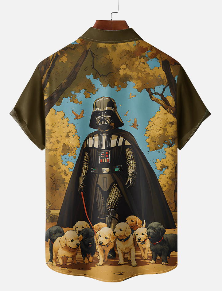 Men's Classic Movie Graphic Short Sleeve Shirt