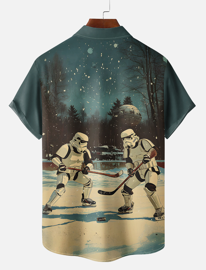 Men's Classic Movie Graphic Short Sleeve Shirt