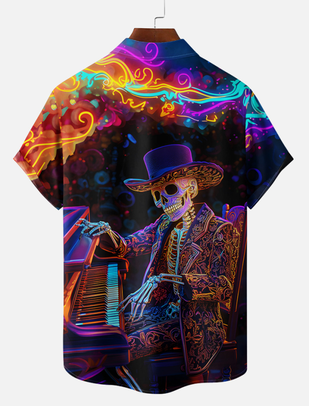 Men's Classic Movie Graphic Short Sleeve Shirt