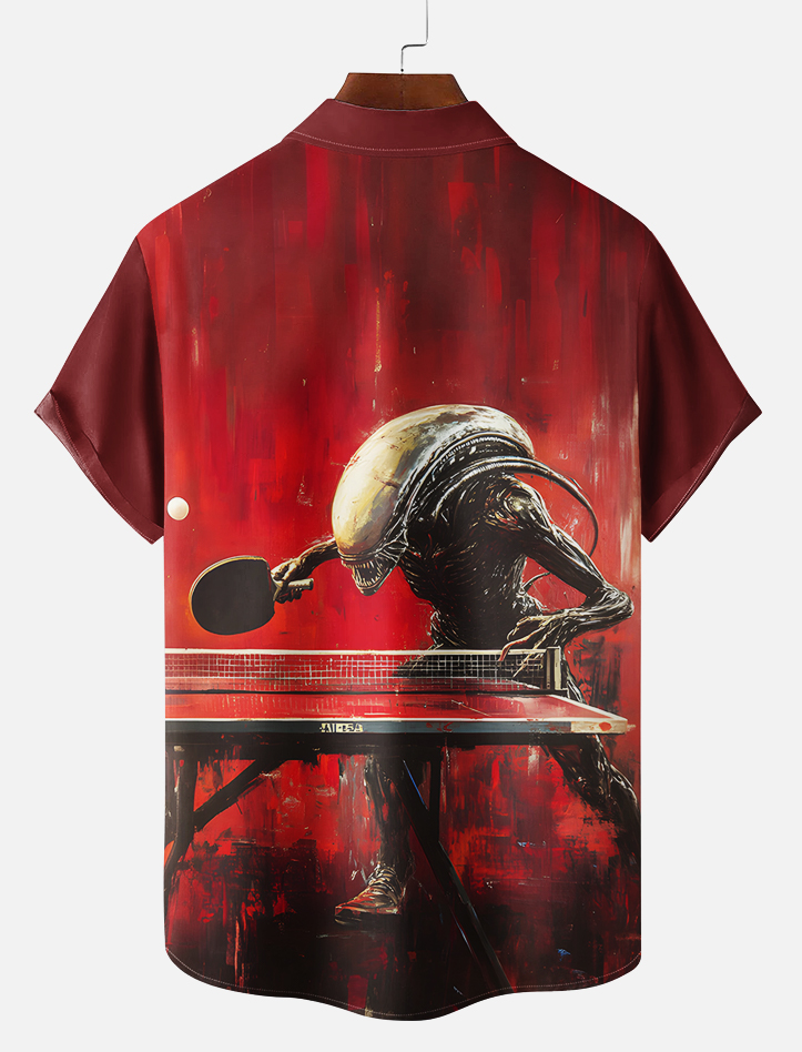 Men's Classic Movie Graphic Short Sleeve Shirt