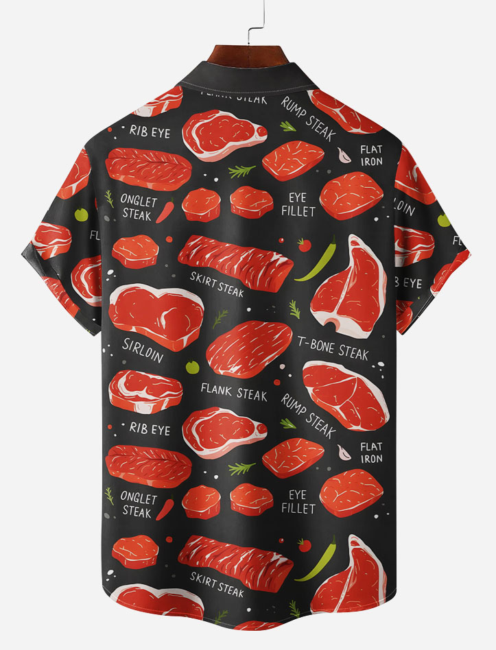 Men's Food Graphic Short Sleeve Shirt
