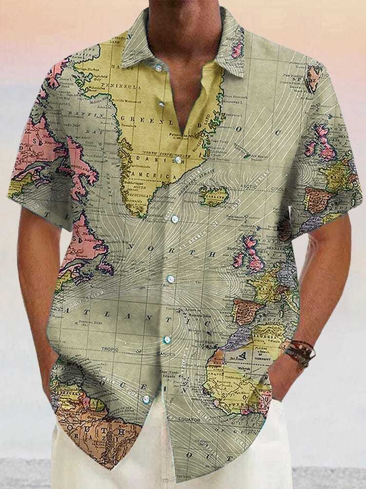 Stylish Print Short Sleeve Shirts