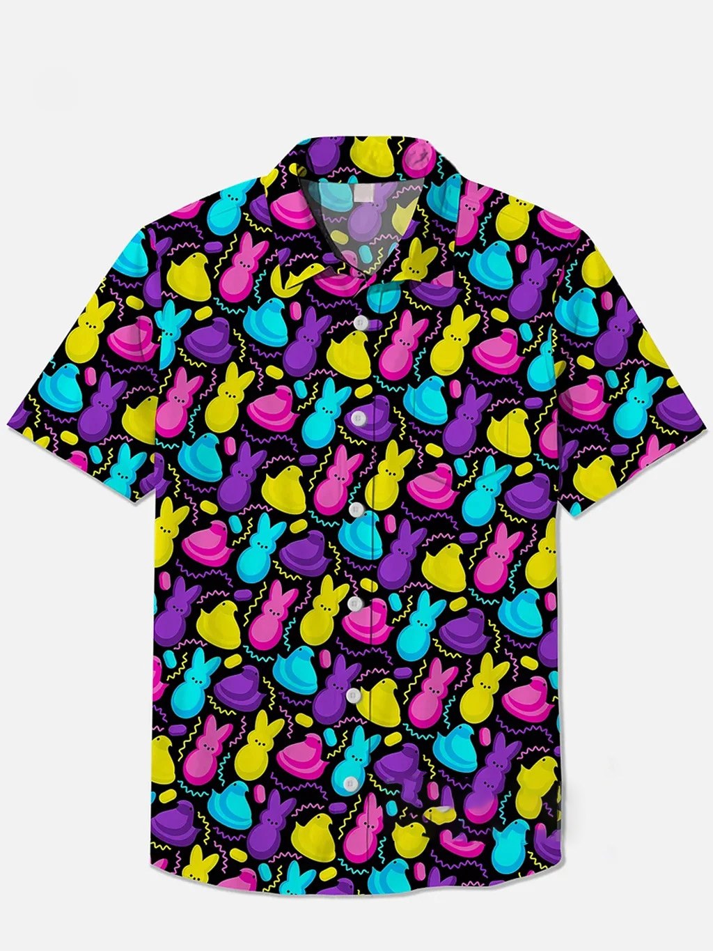 Men's Short Refreshing elegant hawaii Sleeve Shirt