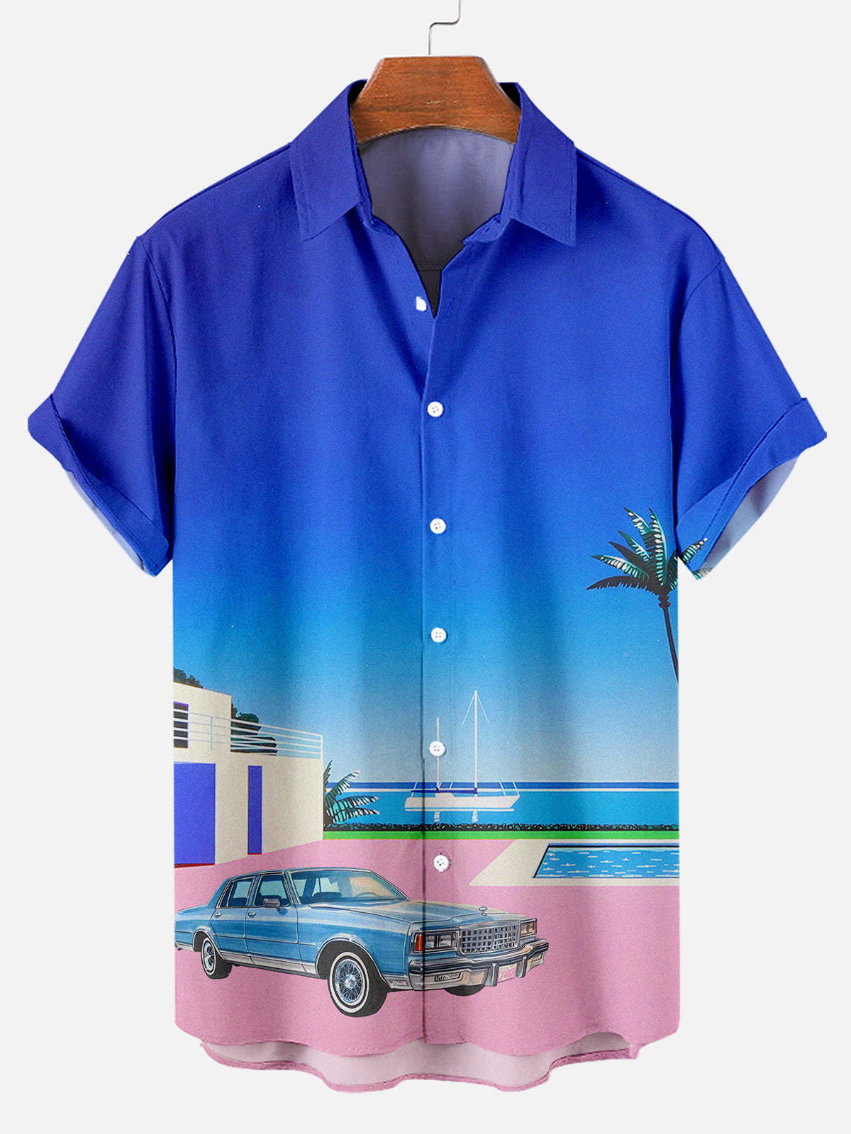 Nemesis Azure Hawaiian Shirt