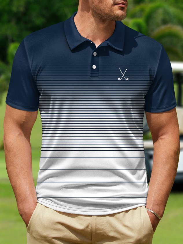 Golf Polo Simple Short Sleeve Lapel POLO Shirt
