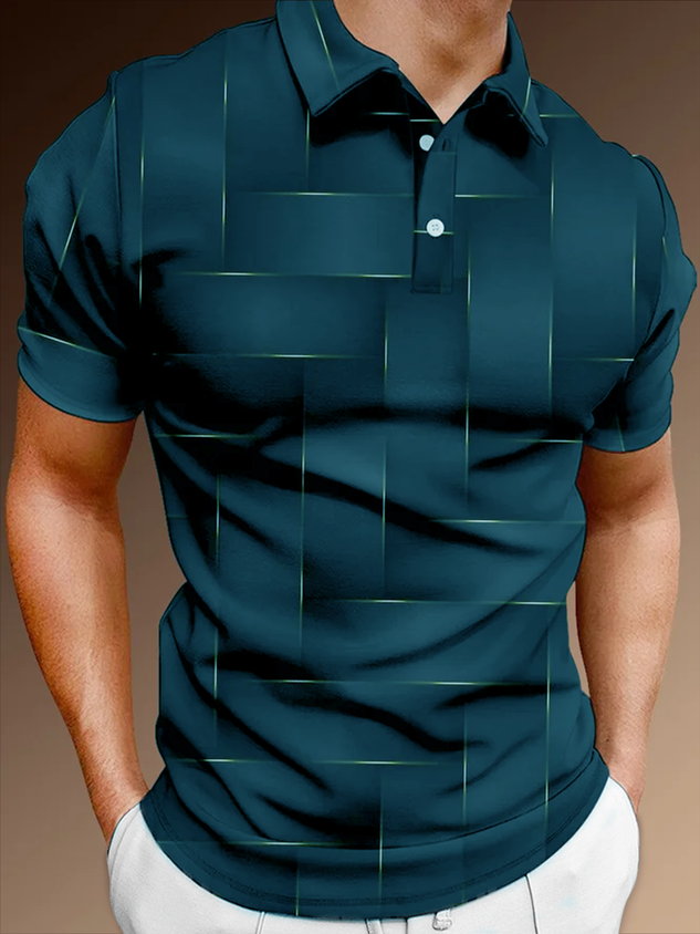 Golf Polo Simple Short Sleeve Lapel POLO Shirt