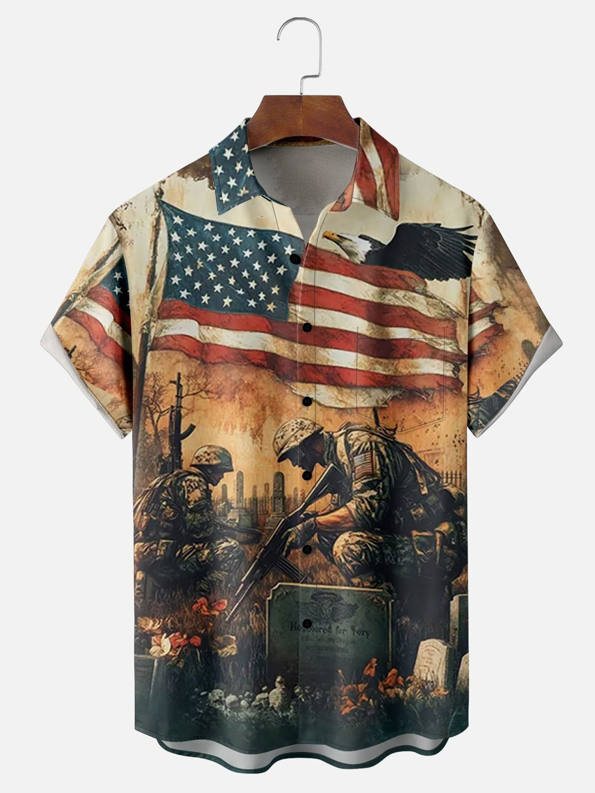 Men's Memorial Day Graphic Short Sleeve Shirt