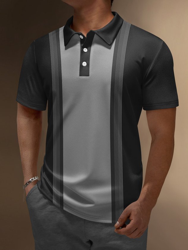 Golf Polo Simple Short Sleeve Lapel POLO Shirt
