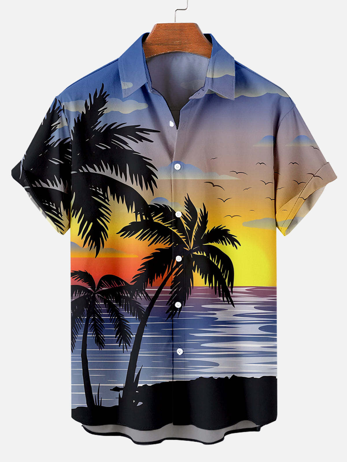 Illyria Sunset Aloha Shirt
