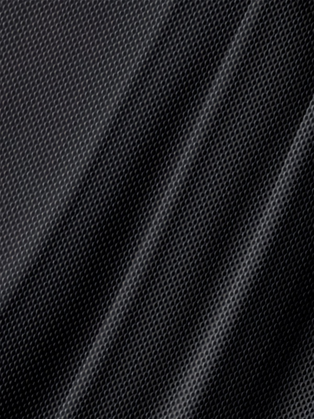 Men's casual geometric texture pocket short sleeved shirt