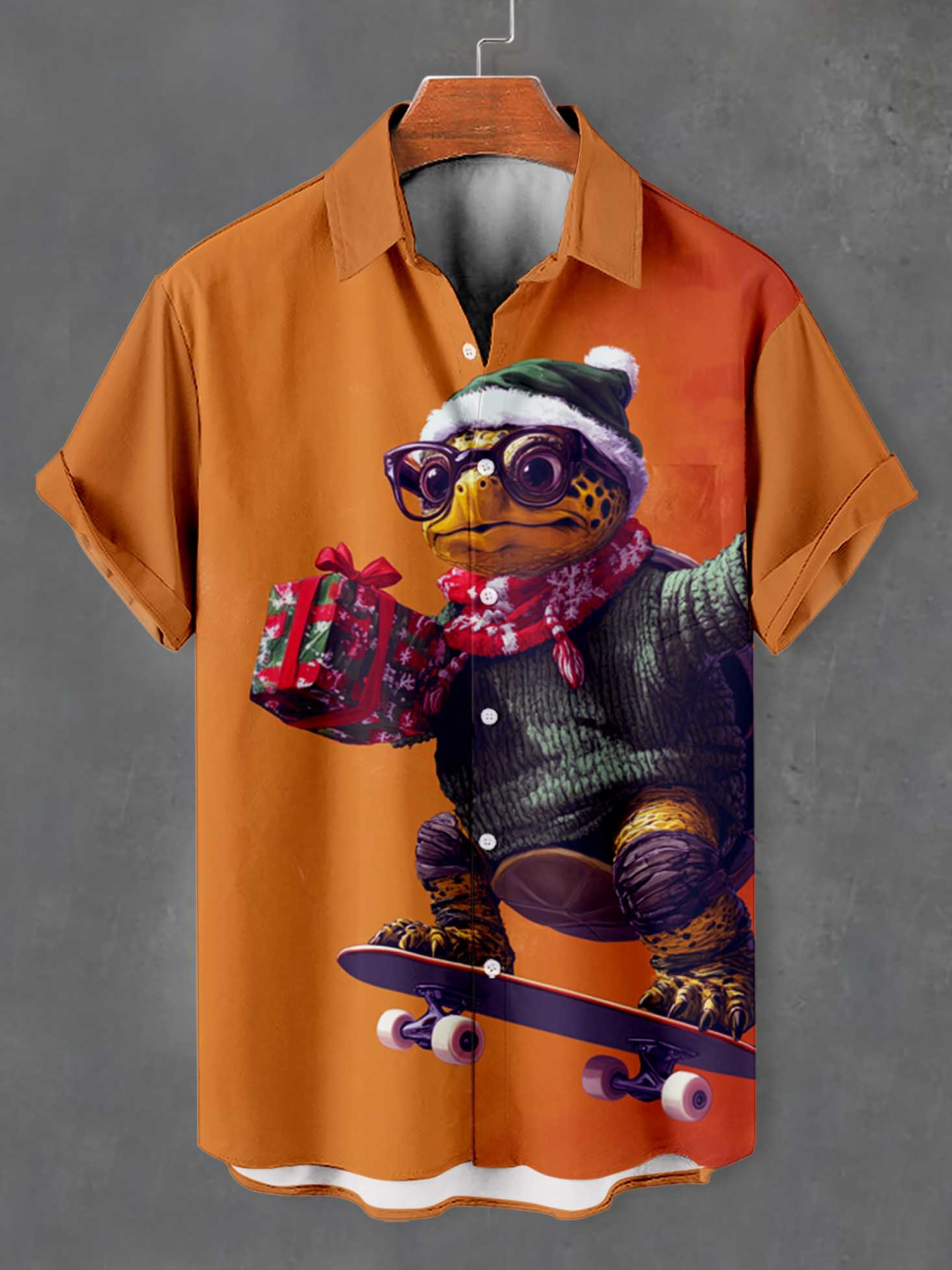 Men's Fun Animal Graphic Short Sleeve Shirt