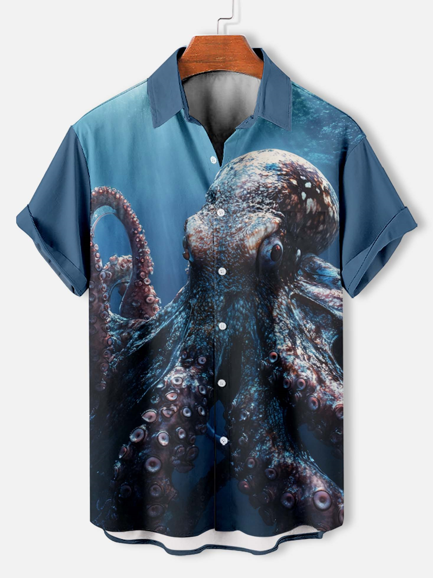 Men's Marine Life Graphic Short Sleeve Shirt