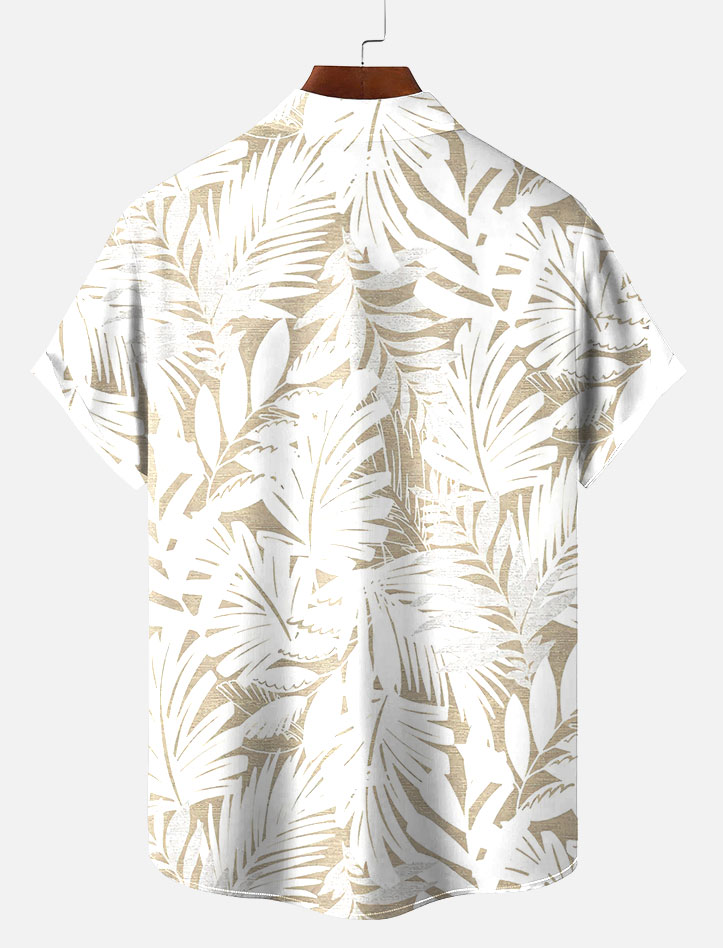 Men's Short Refreshing elegant hawaii Sleeve Shirt 
