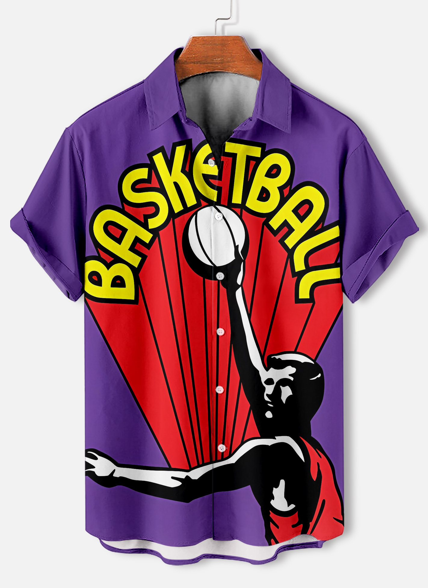 Men's Vintage Magazine Style Short Sleeve Shirt