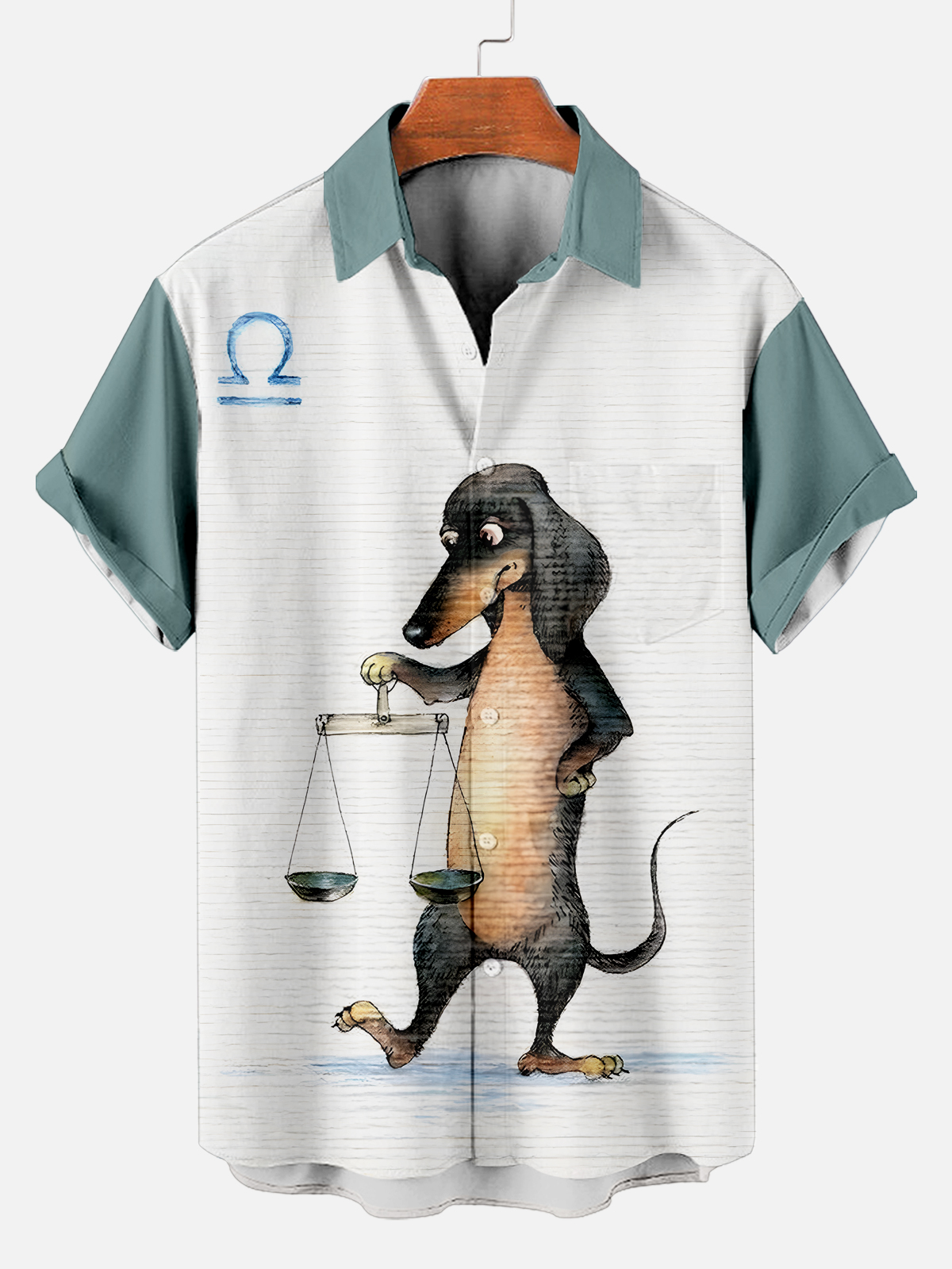 Retro Fun Pattern Short Sleeve Shirt