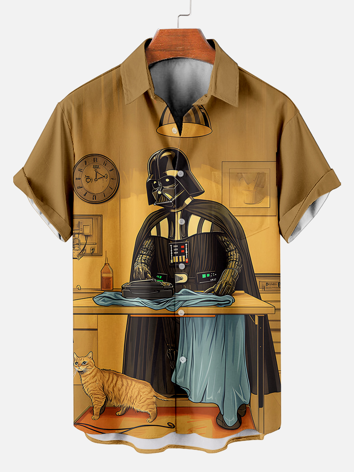 Men's Classic Movie Graphic Short Sleeve Shirt