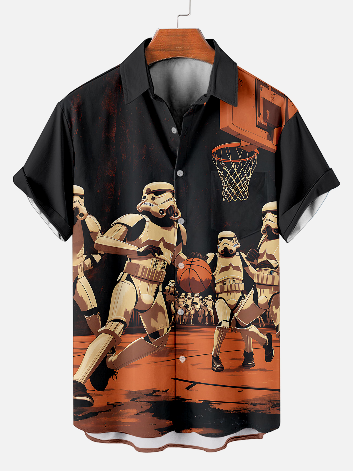 Men's Classic Movie Graphic Short Sleeve Shirt
