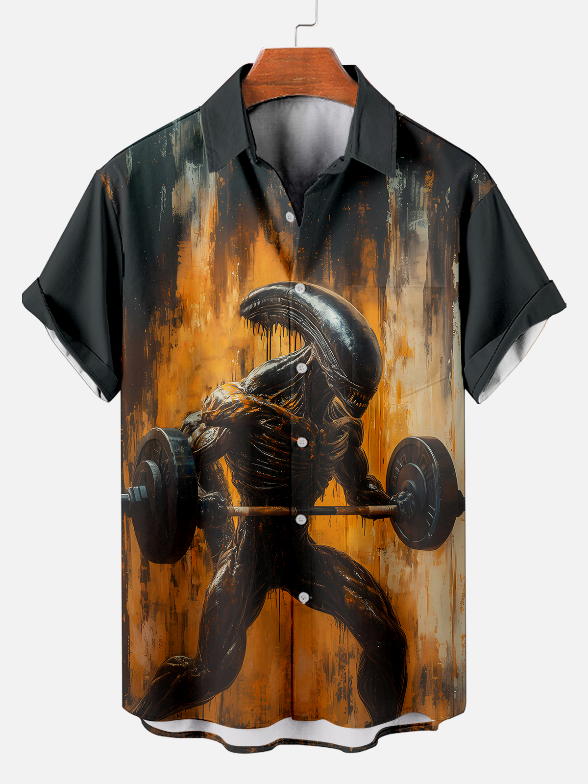 Men's Classic Movie Graphic Short Sleeve Shirt