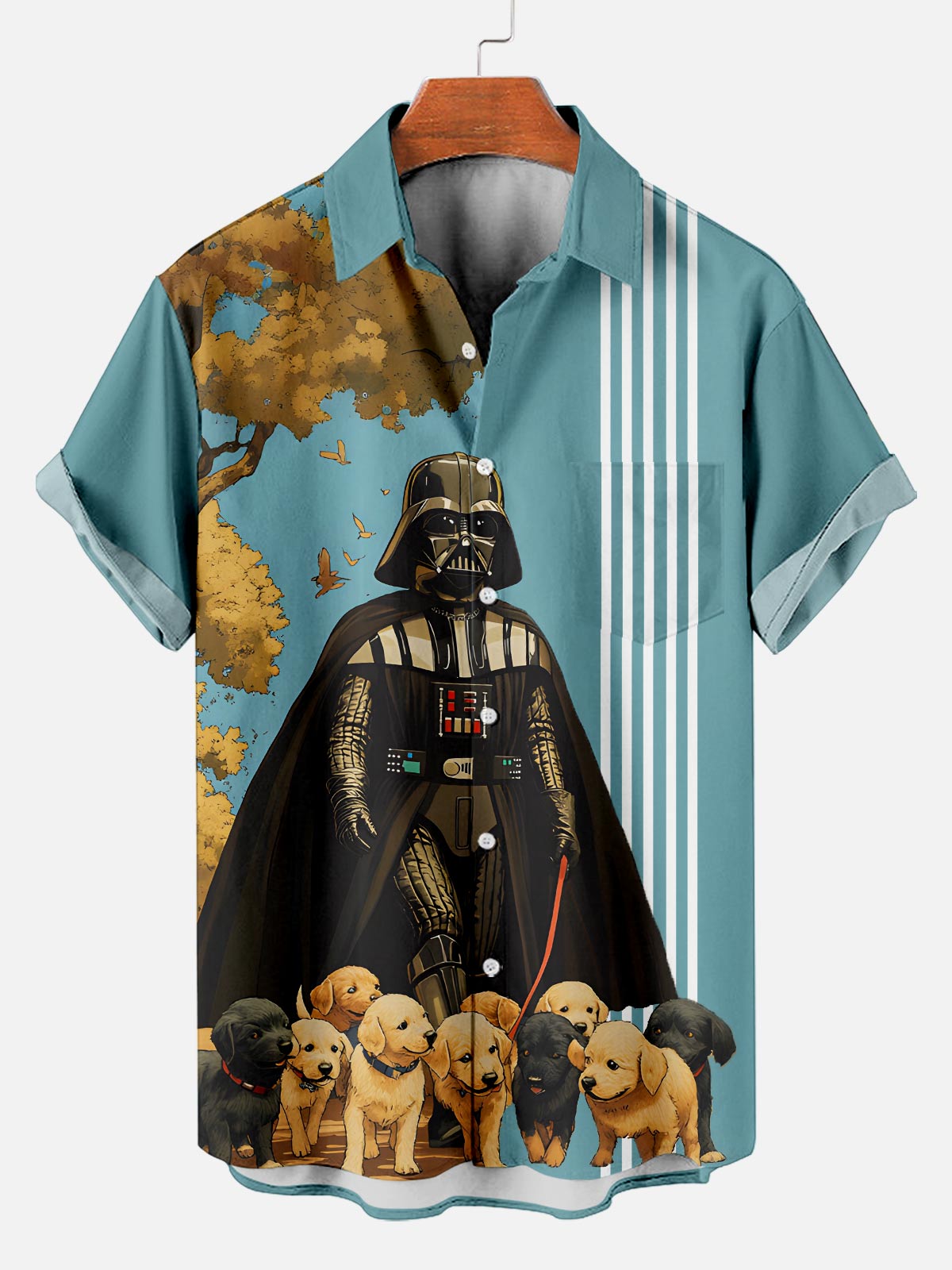 Men's Classic Movie Graphic Short Sleeve Shirt